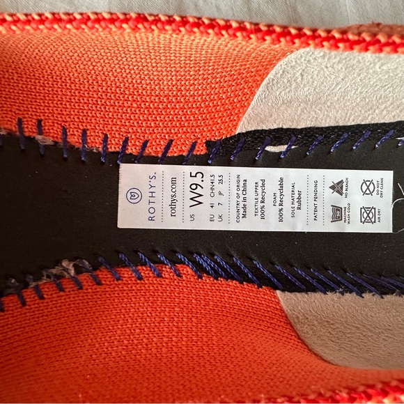 EUC Rothy’s The Point in Orange - Picture 4 of 4